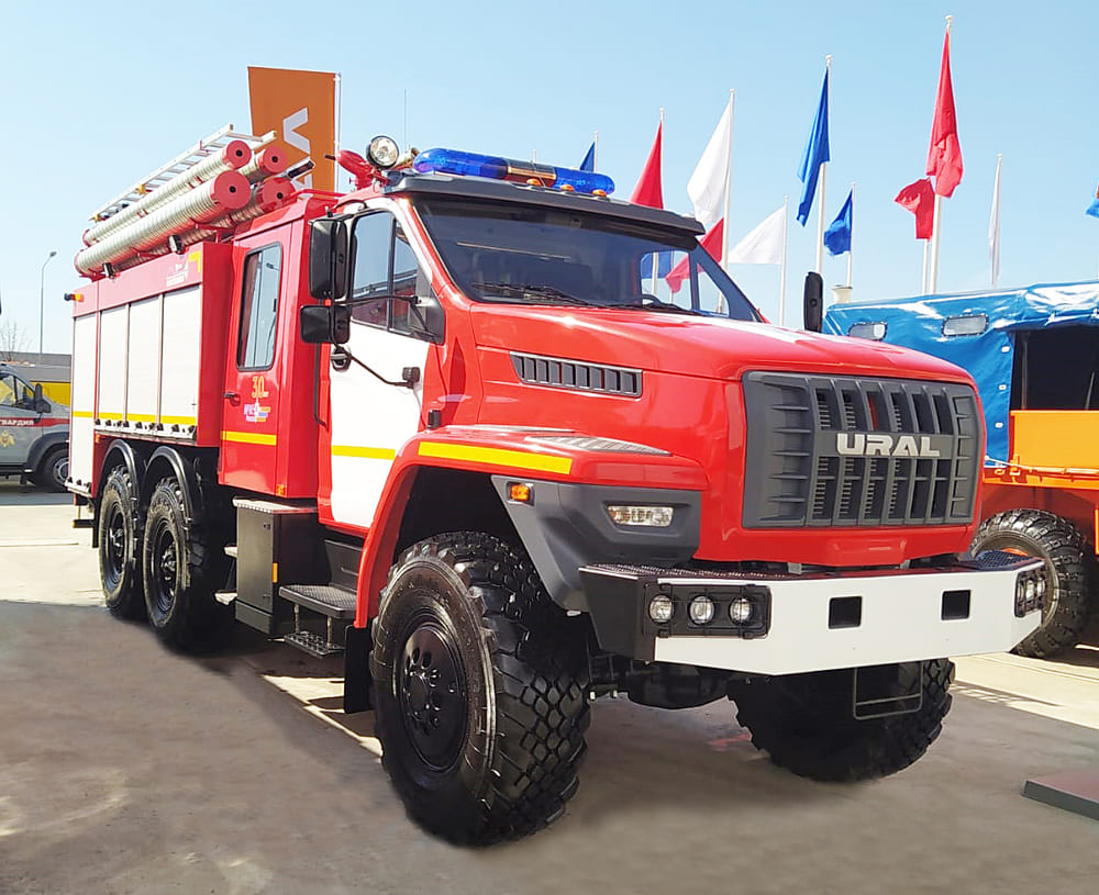 Автозавод «Урал» представляет современные пожарно-спасательные автомобили NEXT для МЧС РФ на выставке «Комплексная безопасность - 2021»